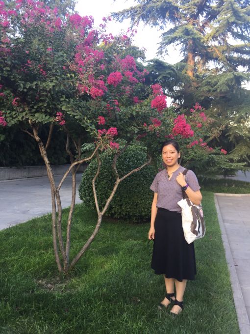 Professor Wu Ka-ming  in the Forbidden City in Beijing