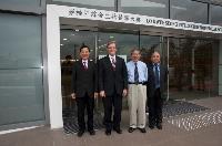 (左起): 馮國培教授、Dr. Edward Wing、陳偉儀教授、李嘉豪教授