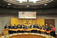 Group photo taken during the Opening Ceremony of CUHK-UU Joint Centre for Language, Mind and Brain